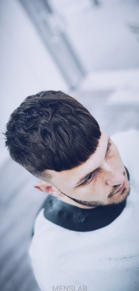 Men's haircut at Men's Lab, barbershop in Barcelona's Eixample