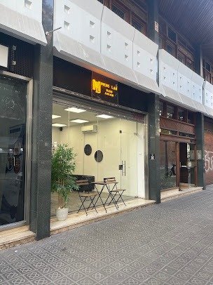 El espacio de Men's Lab, en Carrer de Londres 67, Eixample de Barcelona